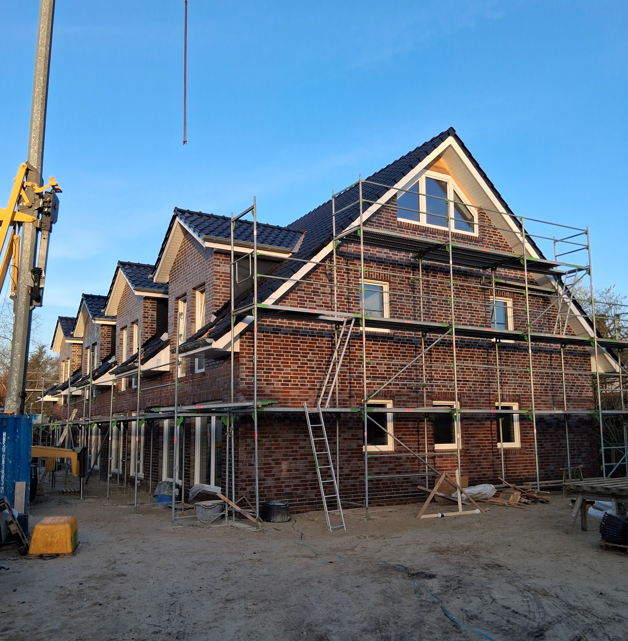 Neubau von 4 Reihenhäusern in Oldenburg-Ofenerdiek